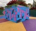 Word Murals | Street Murals by Judith Mayer. Item composed of synthetic
