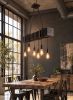 Wood Beam Chandelier:Light Fixture, 6-Light | Chandeliers by Lakehouse Lighting. Item composed of wood & metal compatible with country & farmhouse and industrial style