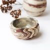 Ceramic Marble Dish | Decorative Bowl in Decorative Objects by Emporium Julium Ceramics by Julija Pustovrh | Private Residence in Edinburgh. Item made of ceramic