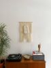 The Portal  | Natural White | Tapestry in Wall Hangings by Dörte Bundt. Item made of wood & cotton compatible with boho and mid century modern style