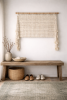 While The World Kept Moving | Tapestry in Wall Hangings by Ana Salazar Atelier. Item made of oak wood with cotton works with boho & country & farmhouse style