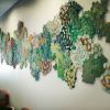 Collage art installation | Wall Sculpture in Wall Hangings by Lyndi Sales | Life Vincent Pallotti Hospital in Cape Town. Item made of synthetic