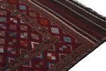 Vintage Baluch Tribal Kilim in Red with Geometric Patterns | Area Rug in Rugs by Rug and Kilim
