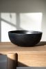 Handmade Stoneware Black Matte Salad Serving Bowl | Serveware by Creating Comfort Lab