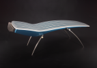 "Slippery when Wet" | Coffee Table in Tables by Colin Tiyani Design. Item made of wood with steel works with contemporary & modern style