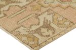 Vintage Turkish Rug in Pink and Cream with Geometric | Area Rug in Rugs by Rug and Kilim