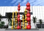 8 Pillars of culture | Public Sculptures by Rafail Georgiev - Raffò | China Ceramic Museum in Jingdezhen Shi