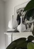 HANÈ in White - Small Ceramic Vessel | Vase in Vases & Vessels by Beverly Morrison - Sculptor. Item made of stoneware works with minimalism & mid century modern style