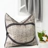 Arc Black Silk Pillow | Pillows by Studio Variously. Item composed of cotton