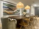 Extra Large Woven Landscape | Tapestry in Wall Hangings by MossHound Designs. Item made of walnut with cotton works with boho & mid century modern style