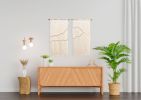 Aurora II - Wall hanging | Macrame Wall Hanging in Wall Hangings by Alexandra D. Item composed of wood & cotton compatible with boho and minimalism style