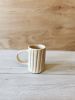 Organic Ceramic Lined Mug in Speckled Cream | Drinkware by Bridget Dorr. Item composed of ceramic