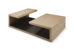 Seville Cocktail table Oak | Tables by Greg Sheres. Item made of oak wood with bronze