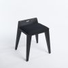 om16.2  black ash Stool | Chairs by olivier moravik | Centre Bonlieu in Annecy. Item made of wood with fabric works with minimalism & contemporary style