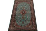 Rug & Kilim’s Kashan Runner Rug in Red and Blue | Area Rug in Rugs by Rug and Kilim