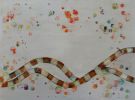 Primal Reactopm | Mixed Media in Paintings by Marie Bourget. Item compatible with contemporary and urban style