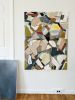 Original Large Abstract Acrylic Painting | 'STAINED GLASS' | | Oil And Acrylic Painting in Paintings by Damaris Kovach. Item made of canvas compatible with mid century modern and contemporary style