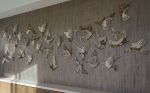 Flock Of Doves | Wall Sculpture in Wall Hangings by Claire Brewster. Item composed of paper
