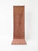 Handwoven Woolen Terracotta & White Runner Rug | Rugs by Evergreen Carpets. Item made of wool compatible with boho and minimalism style
