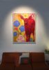 Mystical Charmer :: SOLD | Oil And Acrylic Painting in Paintings by Katherine Baronet | Lisa Bennett Salon in Dallas. Item made of paper & synthetic