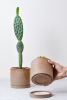 Stoneware Totem Planter | Vases & Vessels by Stone + Sparrow Studio. Item made of stoneware