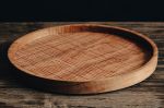 Cherry Rim Plates | Dinnerware by Big Sand Woodworking. Item made of wood