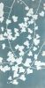 Silver Ivy Diptych: Two 35 x 18 " Gray Cyanotypes | Photography by Christine So. Item composed of paper in boho or contemporary style