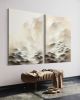 Wind through | Oil And Acrylic Painting in Paintings by Francesca Borgo. Item composed of canvas compatible with minimalism and contemporary style