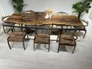 Custom Epoxy Table - Black Walnut Resin Table - Clear Table | Dining Table in Tables by Tinella Wood. Item composed of wood in contemporary or country & farmhouse style