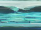 Winter River 1235 | Prints in Paintings by Petra Trimmel. Item made of wood & canvas