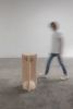 BLEO Pedestal Oak By Daniel Couttolenc | Side Table in Tables by Daniel Couttolenc. Item made of oak wood works with boho & contemporary style