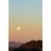 Photograph • Luna, Sunset, PNW, Oregon, Autumn, Moon | Photography by Honeycomb. Item composed of metal and paper in southwestern style