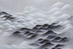 When I met you | Oil And Acrylic Painting in Paintings by Francesca Borgo. Item made of aluminum with synthetic works with minimalism & contemporary style