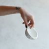 Small Treasure Bowl in Textured White Concrete | Decorative Bowl in Decorative Objects by Carolyn Powers Designs. Item composed of concrete in minimalism or contemporary style