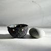 Medium Treasure Bowl in Textured Black Concrete & Brass | Decorative Bowl in Decorative Objects by Carolyn Powers Designs. Item composed of brass and concrete in minimalism or contemporary style