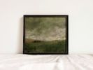 Moody Countryside Landscape Art Print in Vintage | Prints by Melissa Mary Jenkins Art. Item composed of wood and paper in country & farmhouse or rustic style