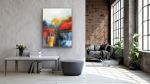 When Morning Arrives | Oil And Acrylic Painting in Paintings by Pamela K Beer Contemporary Fine Art. Item made of birch wood with synthetic