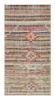 Vintage Zeki Müren Runner in Polychromatic Geometric Stripes | Area Rug in Rugs by Rug and Kilim