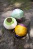 colorblock halo vase marigold | Vases & Vessels by Charlie Sprout. Item made of fiber