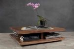 Modern Floating Solid Walnut Finish Coffee Table | Tables by NO AGE FURNITURE STUDIO. Item made of walnut