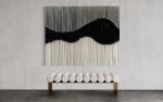 Layered Waves | Tapestry in Wall Hangings by Vita Boheme Studio. Item in boho or contemporary style