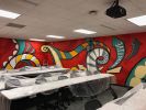 Indoor Mural | Murals by Mario E. Figueroa, Jr. (GONZO247) | Jack J. Valenti School of Communication in Houston. Item made of synthetic