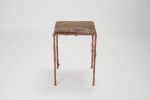 forma seconda - Side Table copper | Tables by DFdesignLab - Nicola Di Froscia. Item made of copper with marble works with contemporary & art deco style