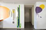 Mirror/PRELL | Decorative Objects by Kahori Maki | Pröll Hair Salon in Shibuya City. Item made of glass