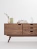 Sideboard, credenza, dresser, commode - made of black walnut | Furniture by Mo Woodwork | Stalowa Wola in Stalowa Wola