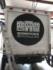 Downtown Bentonville Inc.'s boombox box truck | Street Murals by Graham Edwards Art. Item made of synthetic