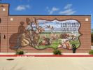 Lakeland Cattle | Street Murals by Anat Ronen | Lakeland Village Center in Cypress