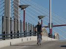 D Street Bridge “Rails to Sails” | Public Sculptures by Vicki Scuri SiteWorks | D Street in the Tacoma Dome Neighborhood, Tacoma, WA in Tacoma. Item made of steel