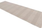 Modern Flat Weave Beige Brown Geometric Striped Pattern | Area Rug in Rugs by Rug and Kilim