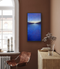 Blue Monday | Oil And Acrylic Painting in Paintings by Victoria Veedell. Item made of canvas with synthetic works with contemporary style